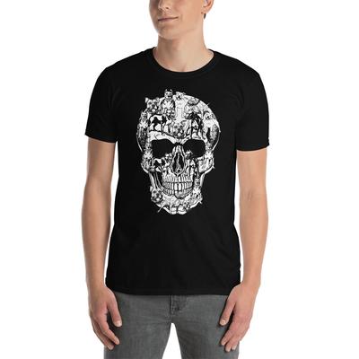 Cooles Pitbulls Schädel Passendes Pitbull Hundeliebhaber Besitzer Fans Trainer T-Shirt
