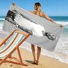 M Pokora Print Beach Towel, Large Soft Quick Dry Towel for Beach Camping Swimming