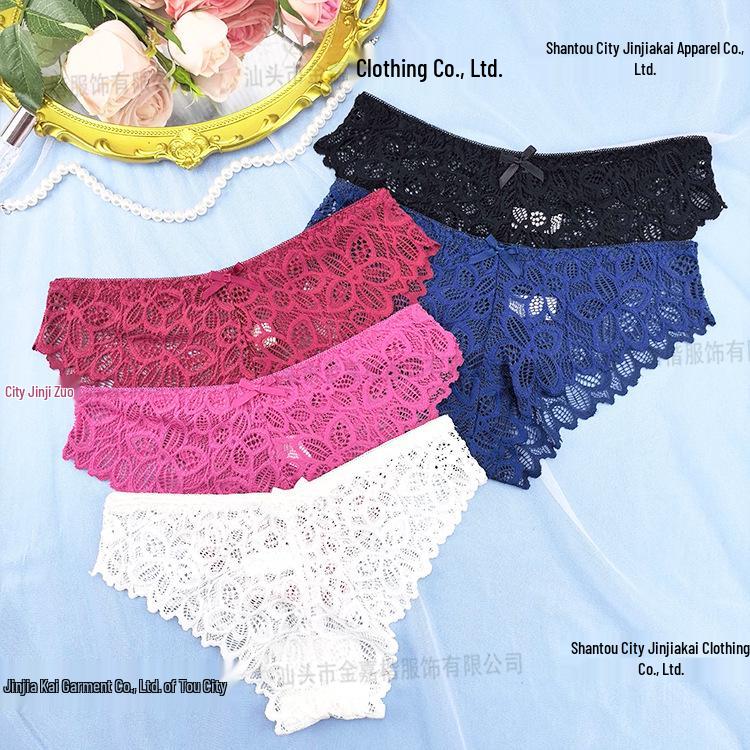 Spitzen-Dreieck Mid-Waist Atmungsaktive Damenbekleidung