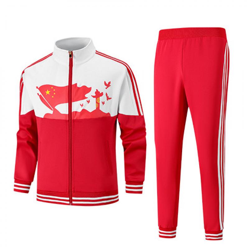 

Червона китайська унісекс спортивна форма для шкільних заходів M