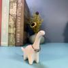 OYLZ Adorable Small Ceramic Dinosaur Jewelry Ring Holder, Engagement, Wedding Ring Display Stand
