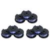 9Pcs Trimmer Spool Line with Cap Replacement Parts Fit for Ryobi 18 24 40V Lawn Mower