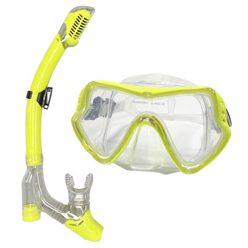 Snorkeling Goggles Full Dry Snorkel Set