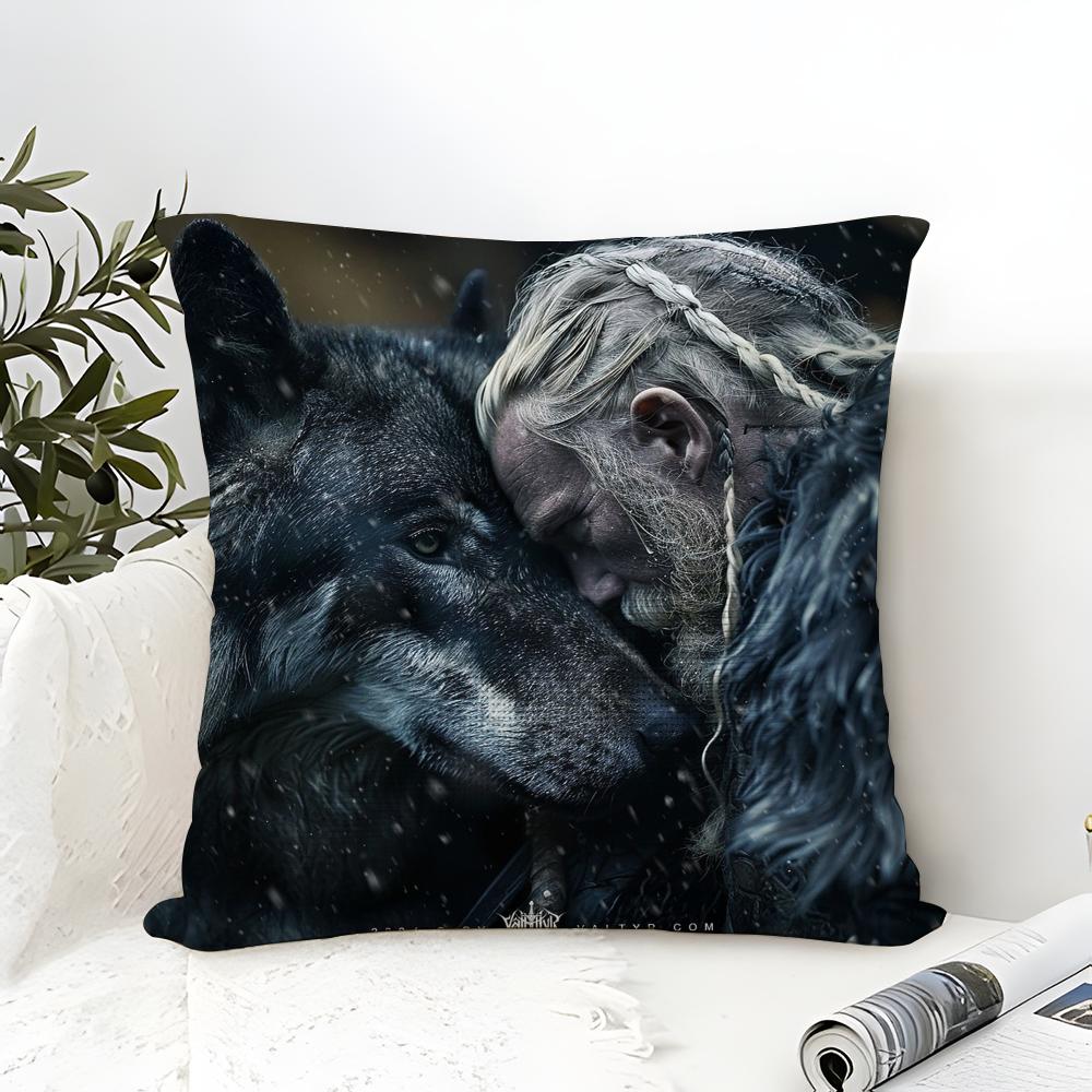 L-Legend Of The Dark Elf H-Halvarth The Nordic People Of Thunder Linen Pillow Case Sofa Home Decor Cushion Cover Cushion Cove