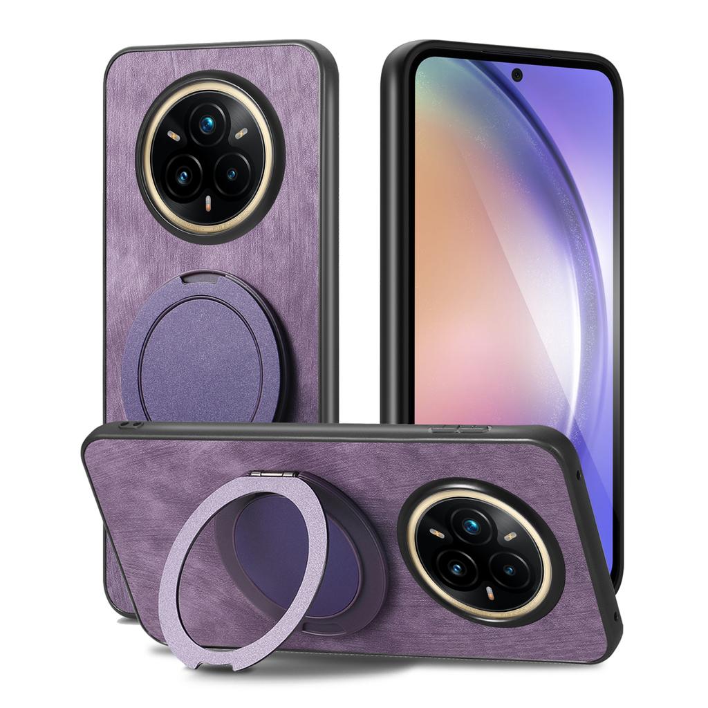 Etui na telefon Realme 14 Pro 5G z obrotową podpórką, odprężające, retro skórzane etui na tył