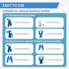 Reusable Eyedrops Holder Eye Drops Bottle Helper Eye Ointments Drops Holder Device Eyedrop Guide Aid Help Applicator Care Tool