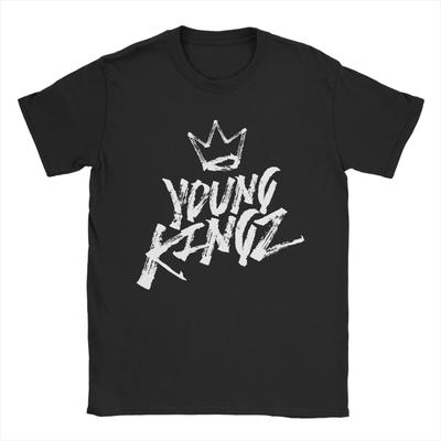 Myke Towers Young Kingz T Shirt Men Cotton Vintage TShirt Round Collar Singer 2026 Tour Tees Short Sleeve Merchandise Plus Size
