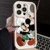 Ghost Mickey iPhone17Promax Mobile Phone Case Ladder Is Suitable for Apple 16promax All-inclusive Tianyan 15 Sets.