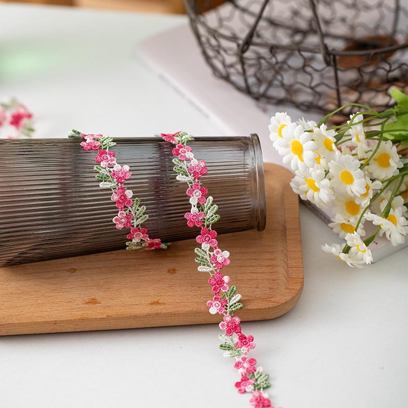 2meters Flower Decoration Lace Ribbon Trim Needlework Diy Crafts Supplies Home Decor Fabric Sewing Accessories Sewing Materials