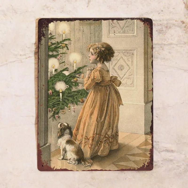 My Garden Tin Sign, Metal Wall Decor 20x30cm