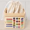 Childrens Wooden Educational Sorting Kit With Shape And Color Classification For Early Development