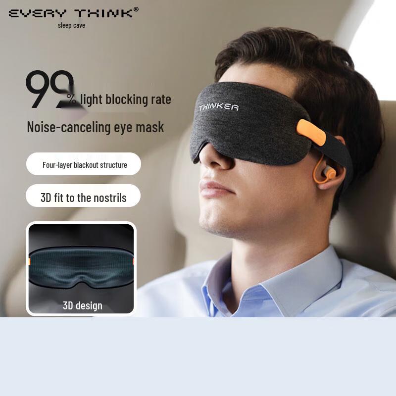 EVERYTHINK V2 Noise-Reducing Sleep Eye Mask