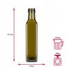 MARASCA 250ml Bottle with Olive Oil Dispenser