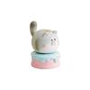 Exquisite Kitty Rotating Figurine Multicolor Table Ornament Cute Siamese Cat Statue  Car Ornaments