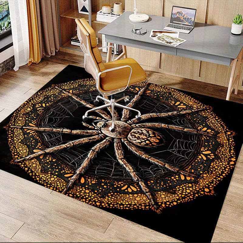 1PC Spider Web Pattern Extra Large Non Slip Floor carpet, Office, family, bedroom Large Area Rug Indoor Rugs, Vibrant Colors