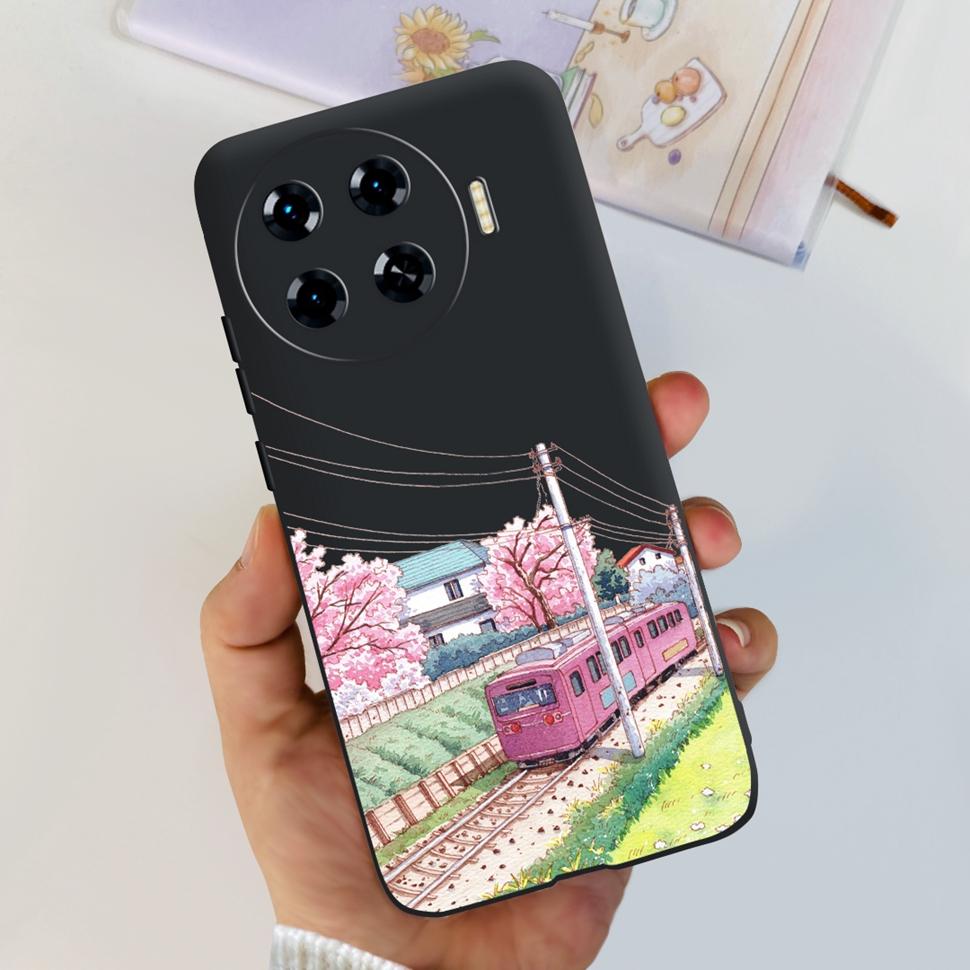 For Tecno Spark 20 Pro Plus Casing Cute Painted Cover KJ7 Soft Silicone TPU Phone Case For Spark20 Spark 20 Pro+ Bumper 6.78"