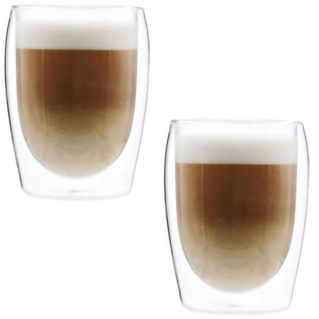 THERMAL GLASSES FOR COFFEE, CAPPUCINO, TEA 300ml