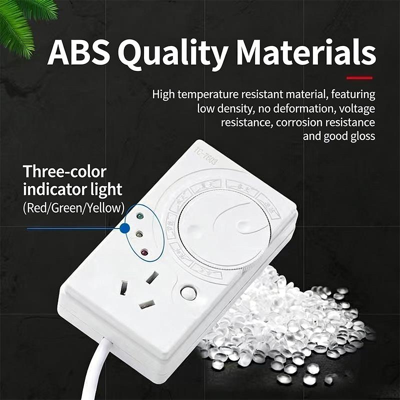 

Refrigerator Thermostat Electronic Timer Controller Delay Energy-Saving Switch білий
