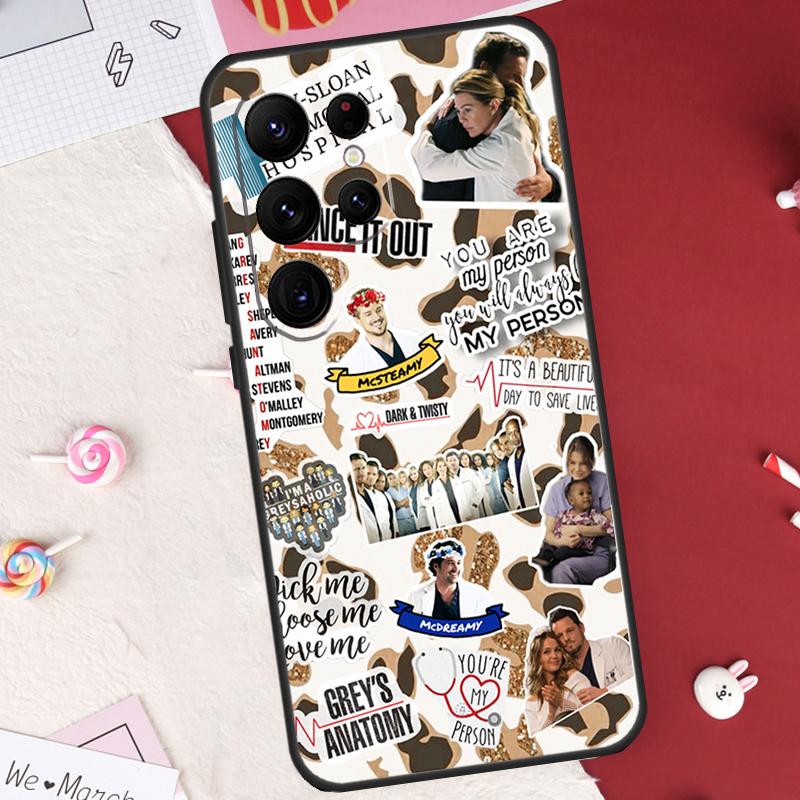 

Greys Anatomy Collage Case For Samsung Galaxy S26 Ultra S20 S21 S22 S23 S24 S25 Ultra S10 Plus S25 FE Cover Shell Galaxy S24 Plus