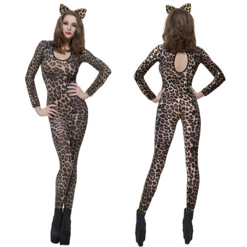 New Halloween tiger costume cat woman costume cosplay animal costume number buy play nightclub performance costume
