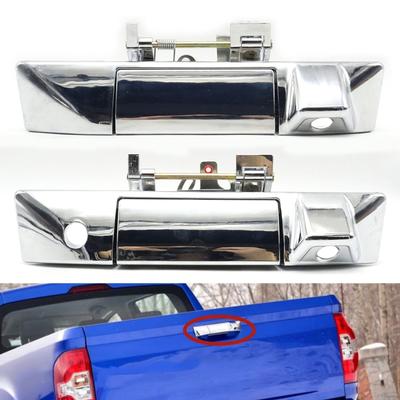Pickup Chrom Hinterer Kofferraum Heckklappe Schloss Türgriff Hinterer Verriegelungsentriegelungsblende Für SAIC MAXUS T60 T70 T90 2017-