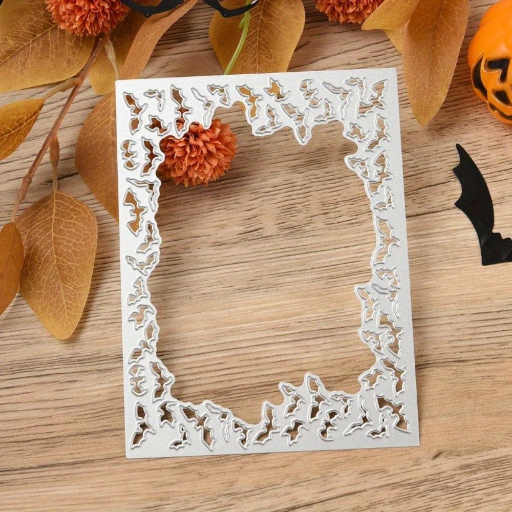 Metal Cutting Dies for Scrapbooking DIY Halloween Decoration with Cartoon Bat Shape