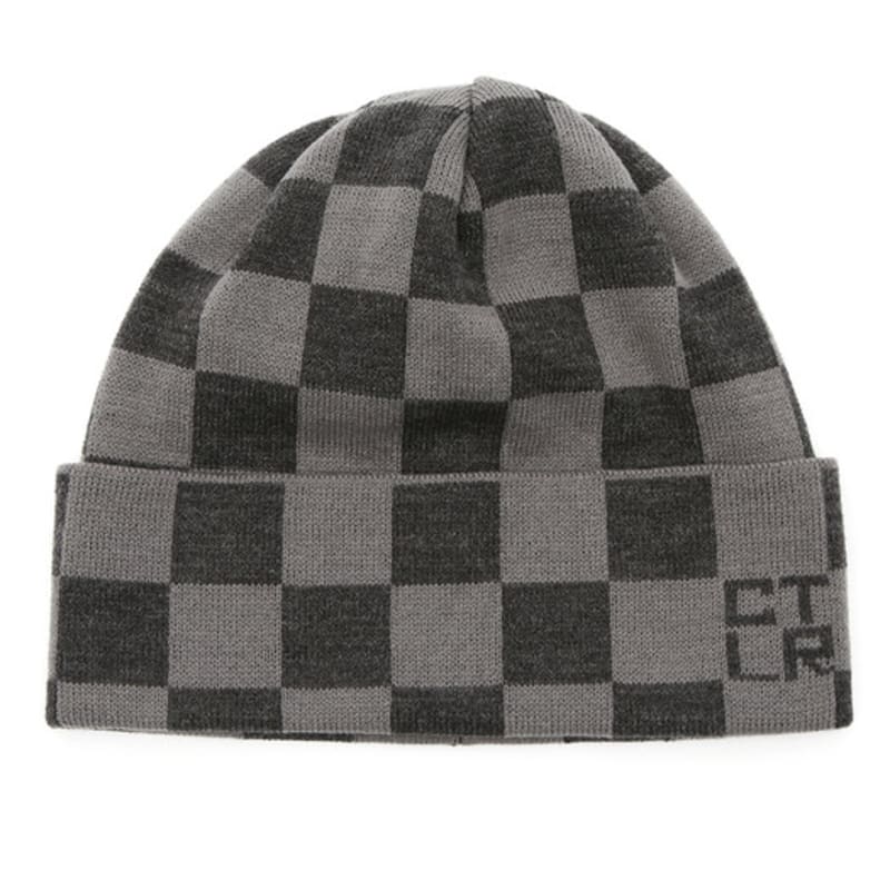 

UNDERCONTROL BEANIE / CHECKERBOARD / dark SMOG FREE