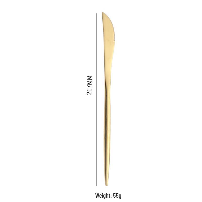 Ru Han Gold Stainless Steel Dining Forks Set