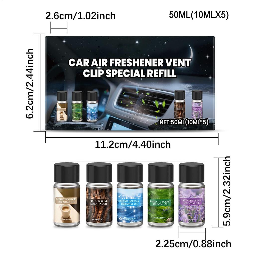 Auto-Lufterfrischer 5 Stück Langanhaltender Duft Dekoration Aromatherapie Auto-Parfüm Lufterfrischer Für Zimmer Schrank Haus Innenraum Auto