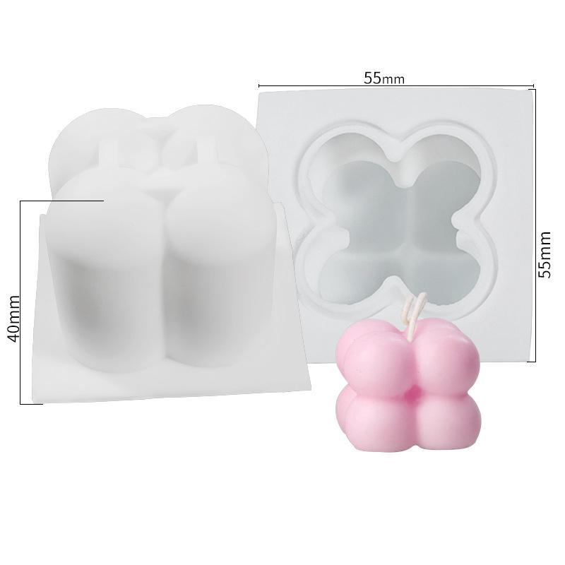 Silikonowa forma na świece ciasto kremówka 3D formy do domowej roboty świeczniki formy bańka mydlana kuchenne narzędzie do pieczenia ciasta