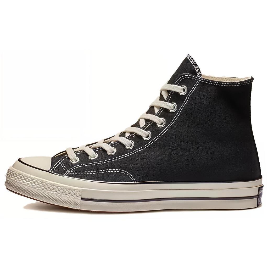 Converse Chuck 70 Vintage Canvas High 'Black' (Unisex) Black Canvas Shoes 162050C