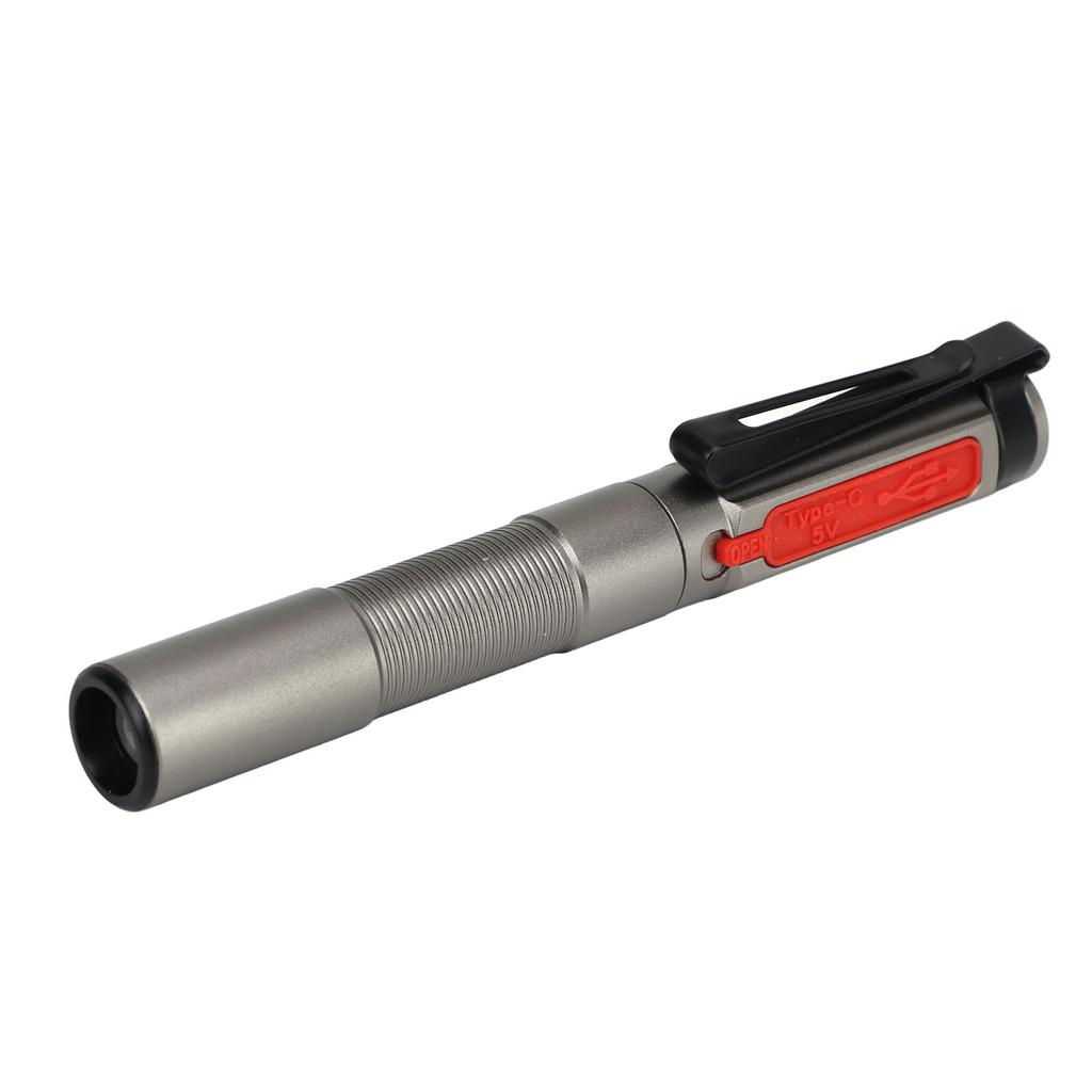 LED Pocket Pen Light Waterproof Type C Charging Portable Mini Pen Flashlight for Tight Spaces Inspection Medical Use