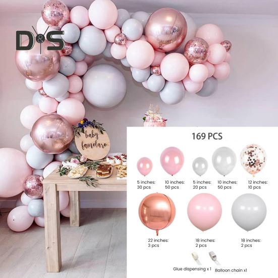 Balloon Garland Arch Kit Latex Balloons Set for Birthday Party Graduation Baby Shower Wedding Decoration
