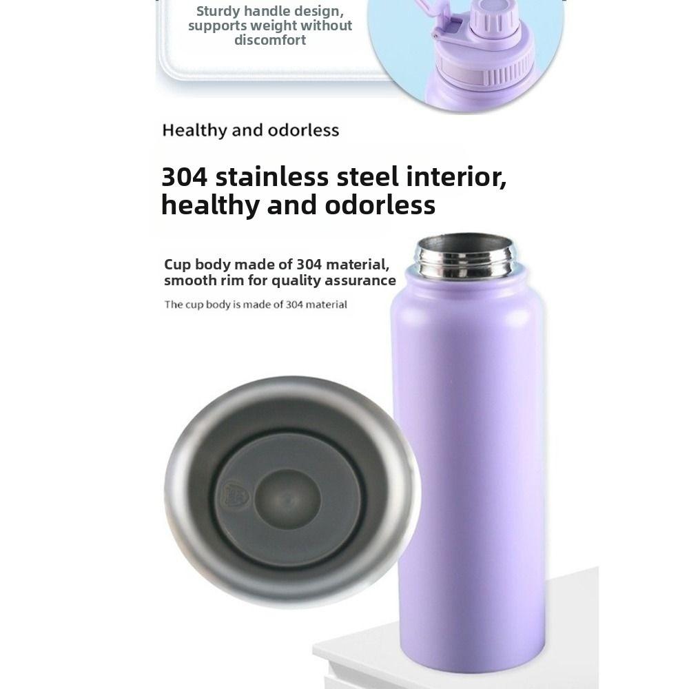 Portable Thermos Cup 800ml Insulated Tumbler Kettle Insulated Water Bottle  Travel