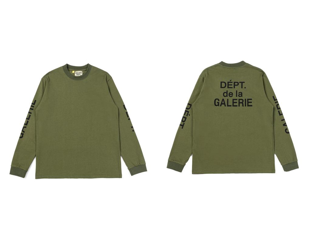 Gallery Dept Heart Letter Slogan Long-Sleeve T-Shirt - Men's Trendy Style