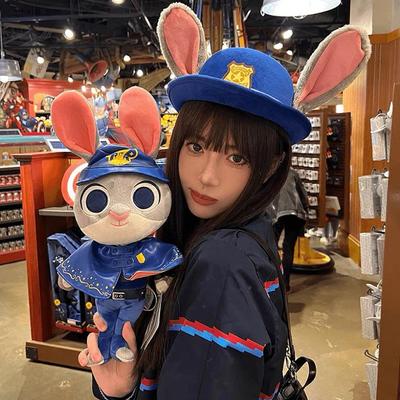 Judy Hut Melone Zootopia Polizistin Judy Hut Kinder Kopfbedeckung Erwachsene Stirnband Hut
