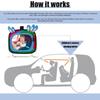 HD Wide-Angle Baby Car Rearview Mirror for Easy Installation and No Blind Spots