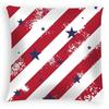 New American Independence Day Pillowcase, American Peach Skin Velvet Printed Cushion Cover, Sofa Pillow Cover