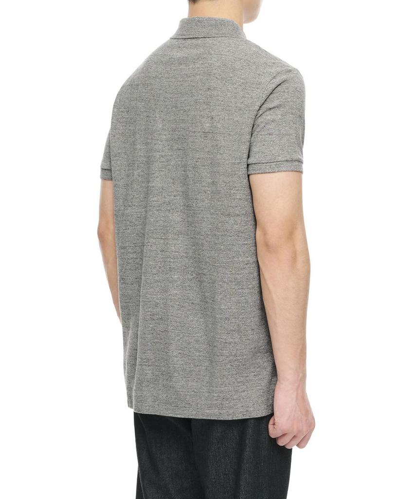 POLO RALPH LAUREN Custom Slim Fit Mesh Polo Shirt - Grey