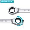 Key Ratchet Wrench Set 72 Tooth Gear Ring Torque Socket Wrench Set Metric Combination Ratchet Spanners Set Car Repair Tools