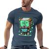 Machine Learning Robot TShirt Soft Casual Short Sleeve Cotton Tee