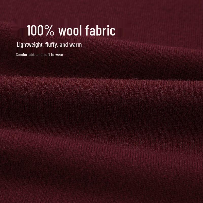 HLA Herren Reine Wolle Ferninfrarot Thermostrickhemd