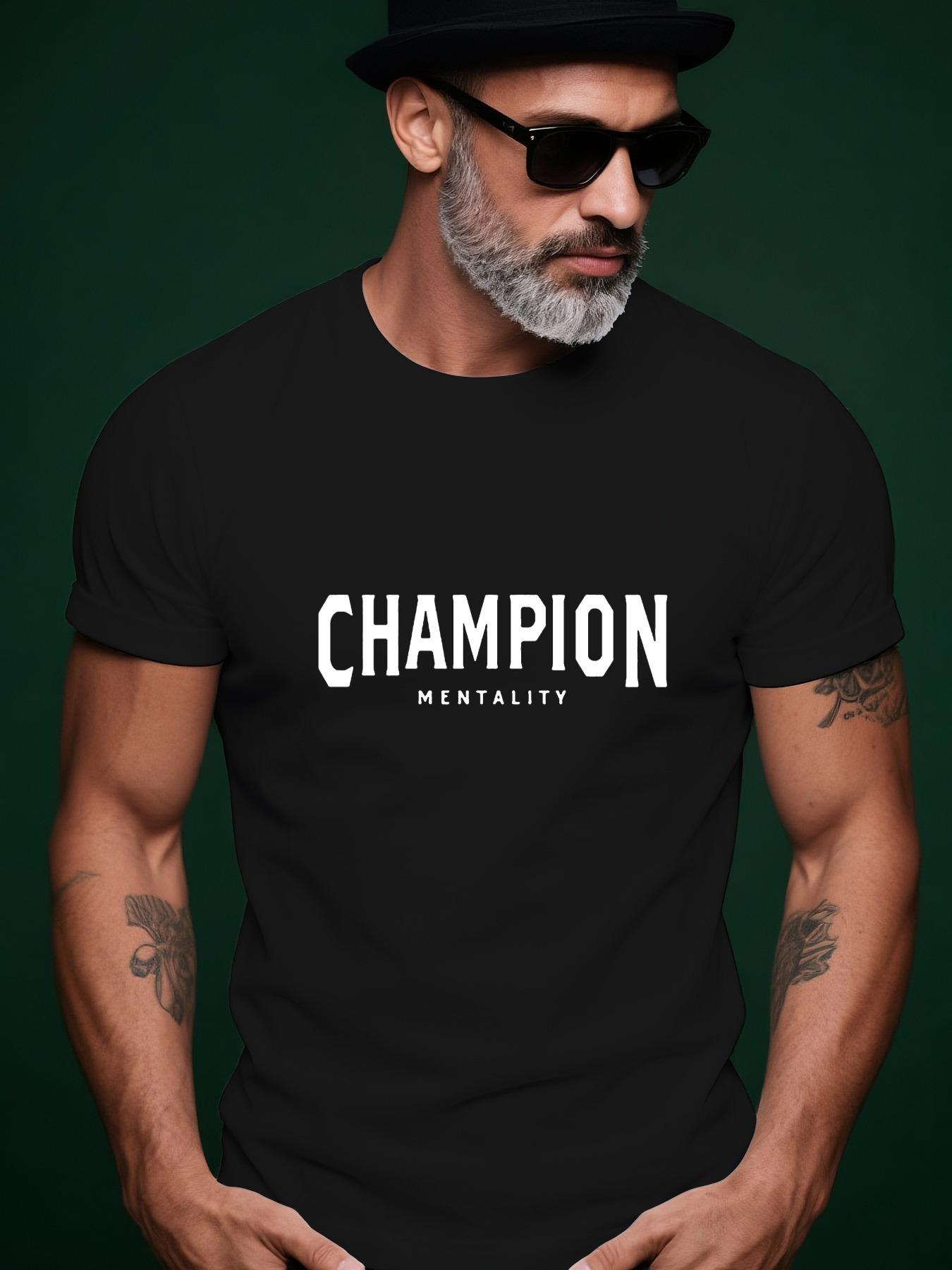 Navy Blue CHAMPION Graphic Tshirt Graphic Tshirt - Bold C... XL
