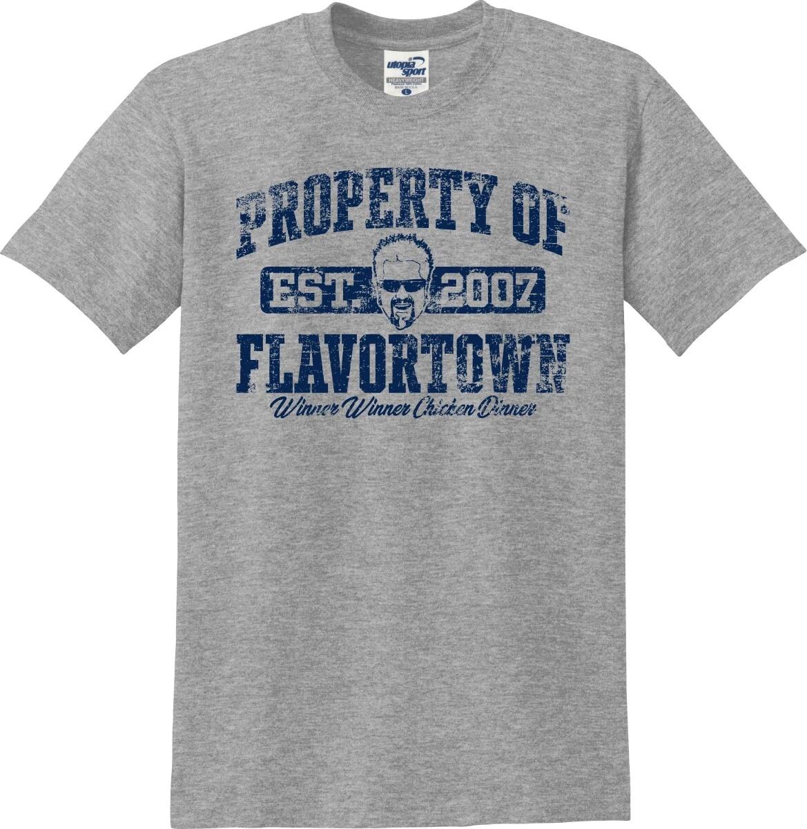 Property of Flavortown Winner Winner Chicken Dinner Funny Unisex T shirt (S-5X) M