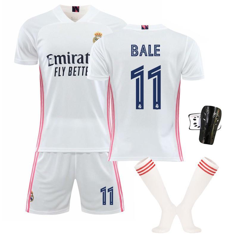 20-21 Home No. 7 C Ronaldo Football Suit Men's 20 Vinicius 4 Ramos 8 Cross