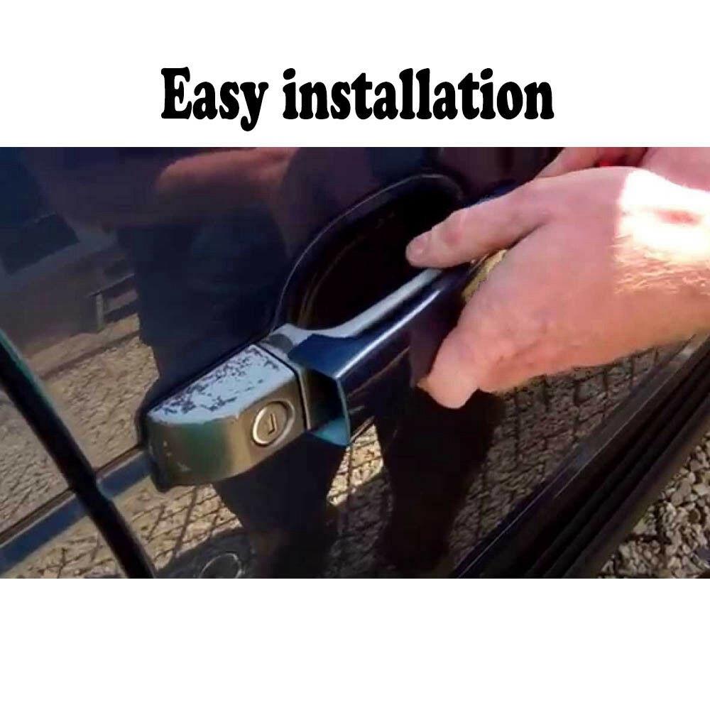 Car Door Handle Covers Trim Gloss Black Exterior Door Handles Cover For Land Rover Range L322 2002-2012 bright black