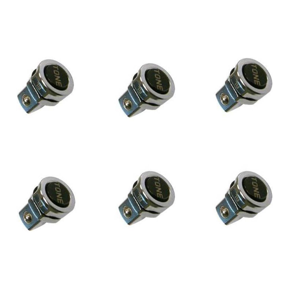 Tone Ratchet Wrench Adapter RA3-6S 9.5mm (3/8 ) Set of 6 Pieces