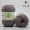 Combed 5-Ply Milk Cotton Yarn for DIY Knitting & Crochet - Medium-Thick Scarf & Blanket Material Pack