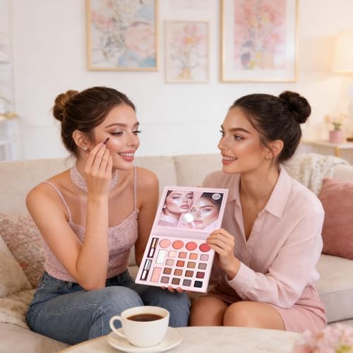Eyeshadow Palette Makeup - 24 Colors Northmead Cosmetic Travel Use Daily Halloween Party Women Teen Eye