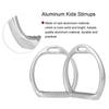 1Pair of Aluminum Kids Lightweight Stirrups Pad Equestrian Sports Horse Riding Saddle